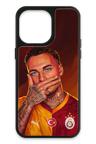 Galatasaray iPhone 14 Pro Max Uyumlu Noa Lang Gol Sevinci Cam Lisanslı Telefo...