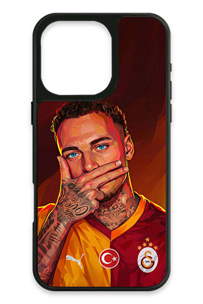 Galatasaray iPhone 16 Pro Max Uyumlu Noa Lang Gol Sevinci Cam Lisanslı Telefo...