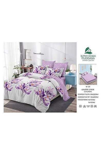 ANATOLIATEKSTILE 6-piece Duvet Cover Set – Complete set of fine Cotton and St...