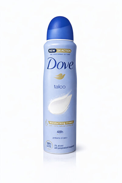 Dove Go Fresh Talco Spray Deodorant 150 ml – 48h Protection and Delicate Fres...