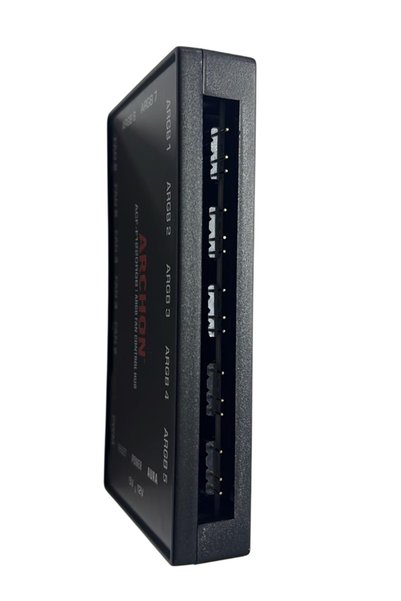 Archon 3 Pin Argb Controller Circuit and Control Set Compatible with All 3 Pin Fans and Rgb, Argb Cases