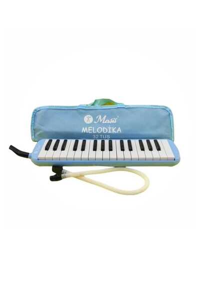 Masis Pastel Mavi 32 Tuşlu Çantalı Melodika
