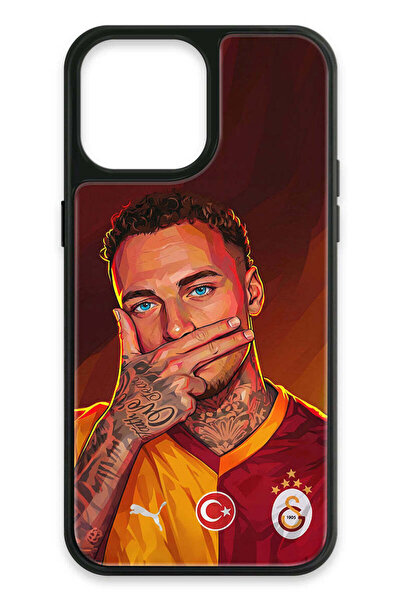 Galatasaray iPhone 13 Pro Max Uyumlu Noa Lang Gol Sevinci Cam Lisanslı Telefo...