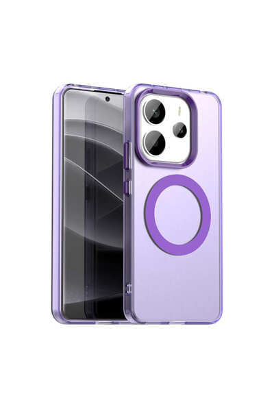 Techsuit Xiaomi Redmi Note 14 4G (Regional) CandyCase MagSafe, violet