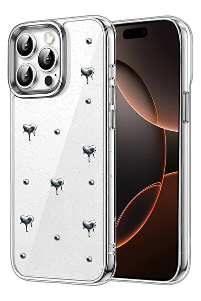 NewFace غطاء STOROZAL لهاتف iPhone 15 Pro بنمط فيونكة - (215443) نمط 1