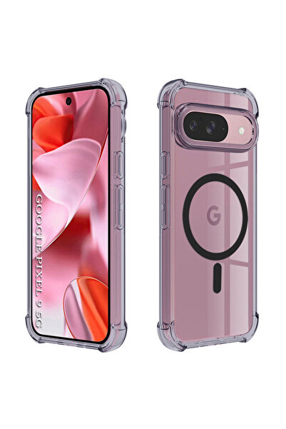 Techsuit Carcasă Google Pixel 9, rezistentă la șocuri, din silicon transparen...