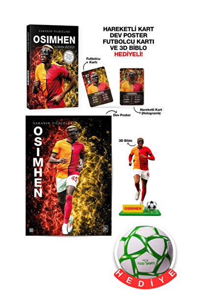 Parodi Yayınları Victor Osımhen Sahanın Yıldızları (Kart - Biblo - Futbol Top...