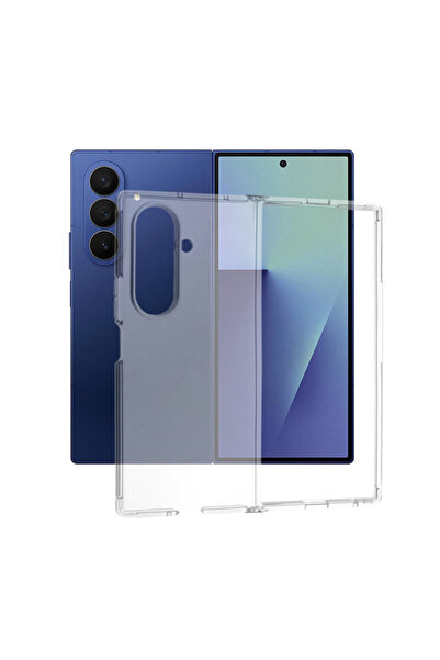 Techsuit Силиконов калъф за Samsung Galaxy Z Fold 7, прозрачен