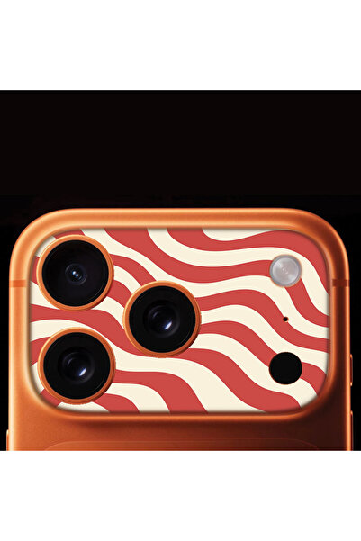 Cekuonline غطاء حماية كامل للكاميرا لهاتف iPhone 17 Pro Max مع نمط مطبوع - SL...