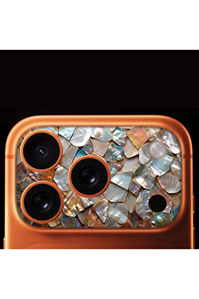 Cekuonline غطاء حماية كامل للكاميرا لهاتف iPhone 17 Pro Max مع نمط مطبوع - PIRIL