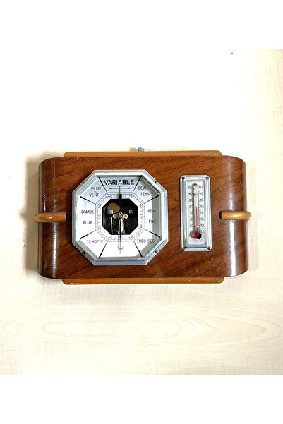 SANAT TACİRİ ANTİKA AHŞAP BAROMETRE no 590