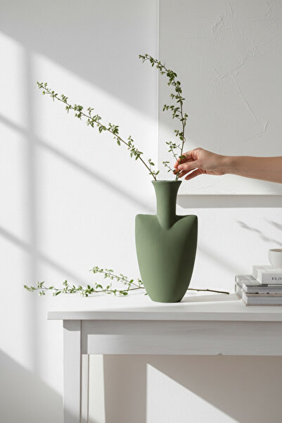 LALEZEN HOME Lunera Topra Series- Ceramic Vase (26cm X 14 cm)