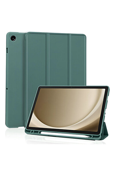Techsuit Samsung Galaxy Tab A11 Plus Flex Trifold Pen, Dark Green