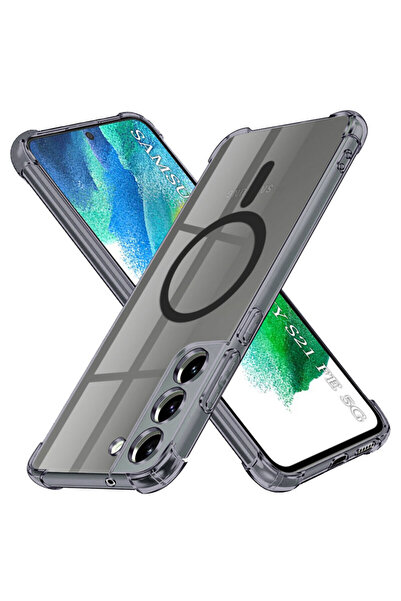 Techsuit Carcasă MagSafe din silicon transparent rezistentă la șocuri pentru ...