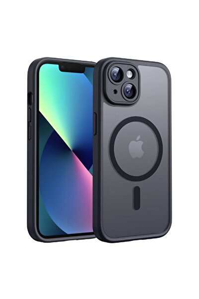 Techsuit iPhone 13 PureFrost MagSafe, negru înghețat