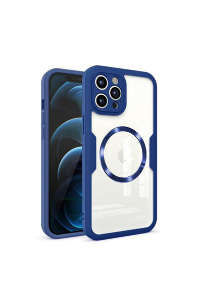 Techsuit Carcasă 360° pentru iPhone 12 Pro Max ColorVerse MagSafe, Albastră