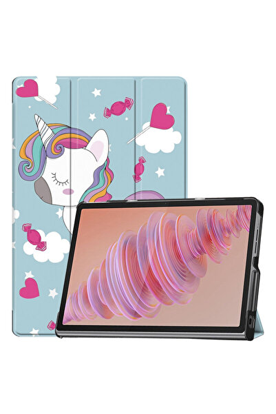 Techsuit Husă Lenovo Tab Plus FoldPro, Unicorn