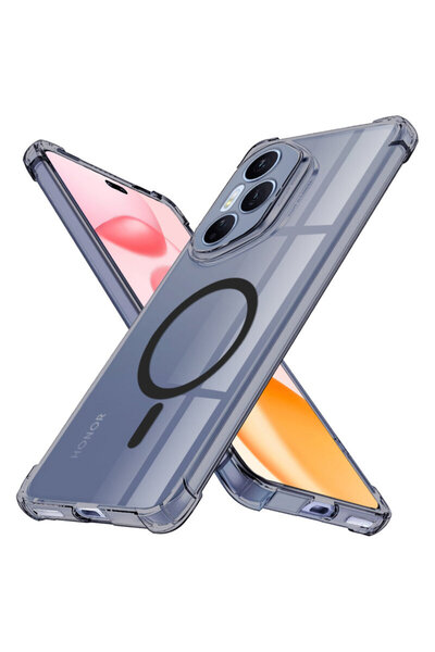 Techsuit Carcasă Honor 400 Pro rezistentă la șocuri, din silicon transparent,...