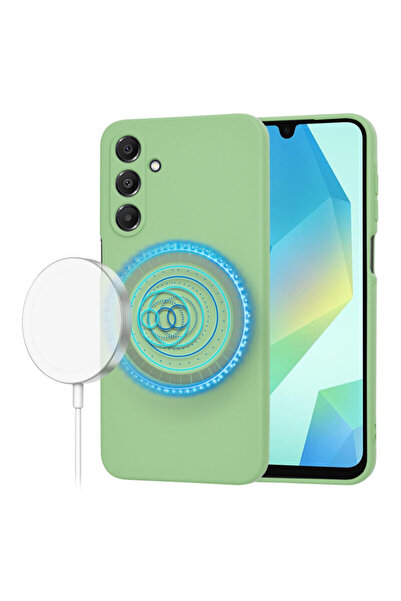 Techsuit Θήκη SoftFlex MagSafe για Samsung Galaxy A16, ανοιχτό πράσινο