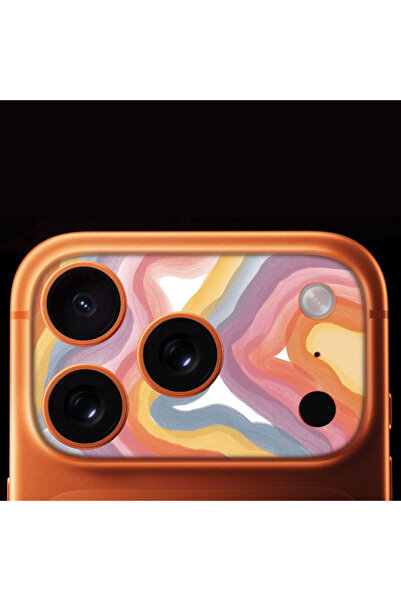 Cekuonline غطاء حماية كامل للكاميرا لهاتف iPhone 17 Pro مزخرف ومطبوع - FLURR