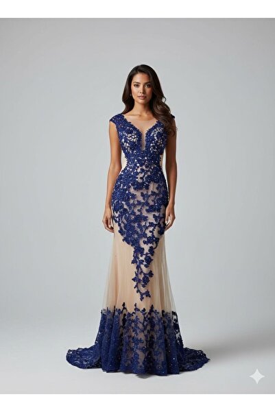 KALDE An elegant tulle evening dress that suits your beauty