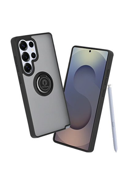 Techsuit Carcasă Glinth pentru Samsung Galaxy S25 Ultra cu inel magnetic pent...