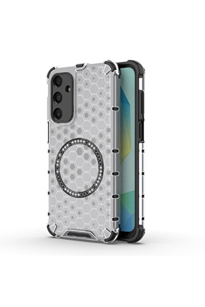 Techsuit Διαφανής θήκη Samsung Galaxy A16 4G HoneyComb Shield MagSafe, Λευκή