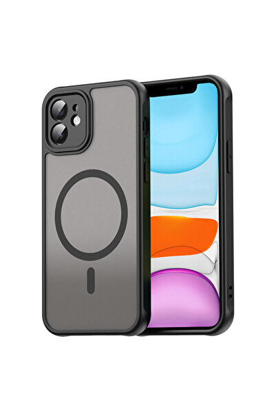 Techsuit Carcasă HaloFrost II MagSafe pentru iPhone 11, Neagră