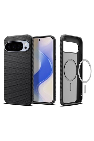 Spigen Carcasă Liquid Air MagSafe pentru Google Pixel 10 Pro XL, Neagră