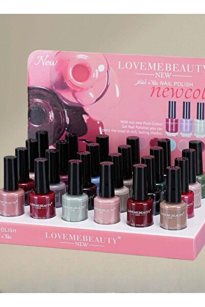 LOVEME BEAUTY طلاء أظافر لافمي بيوتي بألوان ملهمة، 24 قطعة