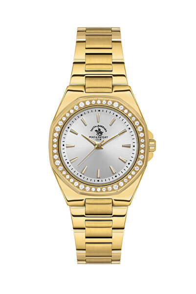Santa Barbara Polo & Racquet Club Unique Gold Stainless Steel Watch for Women...