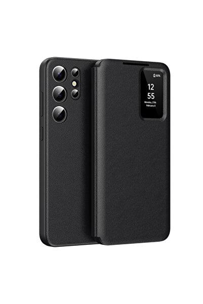 Samsung Carcasă SmartView pentru Galaxy S23 Ultra, neagră