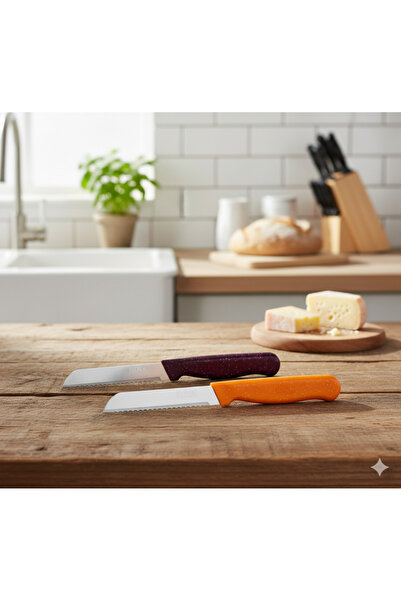 Rooc Tırtıklı Meyve Bıçağı 2 ADET