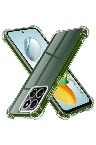 Techsuit Husă inteligentă din silicon transparent, rezistentă la șocuri, pent...