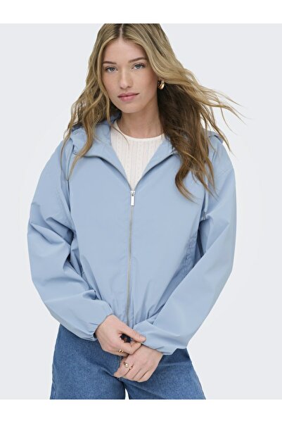 ONLY Women's Blue Onlcamılle Short Jacket Cc Otw Jacket 15361428-Softchamb