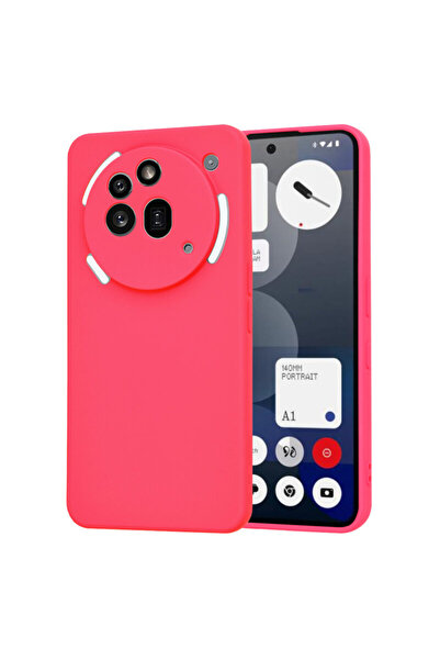 Techsuit Silicone Case for Nothing Phone (3a) Pro SoftFlex, Fuchsia