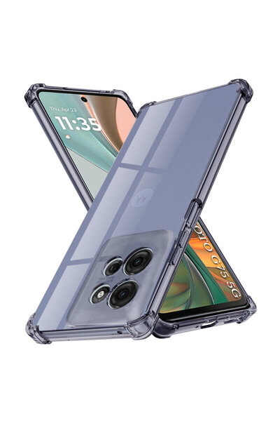 Techsuit Carcasă din silicon transparentă rezistentă la șocuri pentru Motorol...