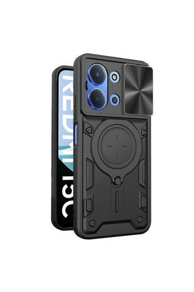 Techsuit Xiaomi Redmi 15C 4G CamGuard Pro, μαύρο