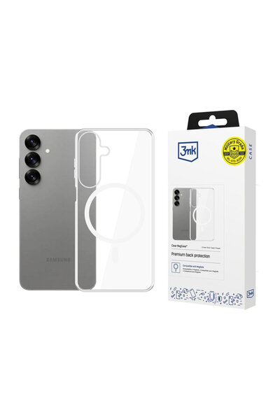 3MK Carcasă transparentă MagCase pentru Samsung Galaxy S25