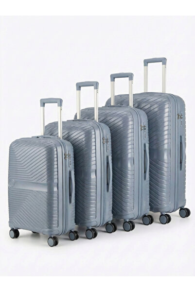 Sister 4PCS PP Hard Shell Luggage Set Tote, TSA Lock, 360° Silent Spinner, Wa...