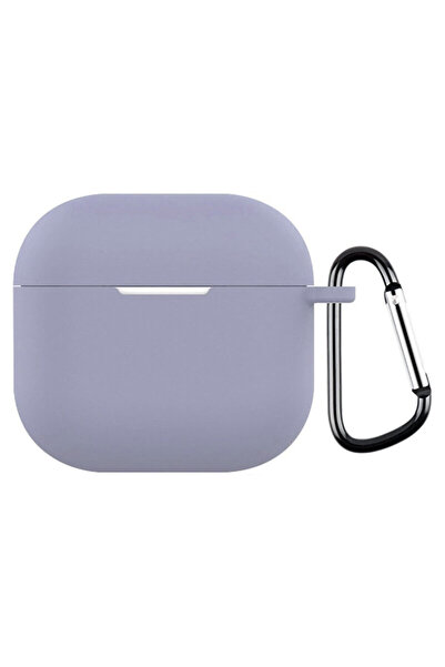 Techsuit AirPods 4 Silicone Case, gray purple