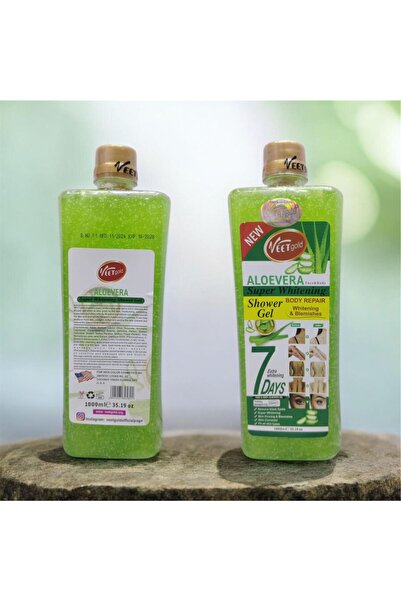 Veet Gold جل استحمام منعش ومبيض فائق بخلاصة الصبار - مرطب وملطف، 1000 مل