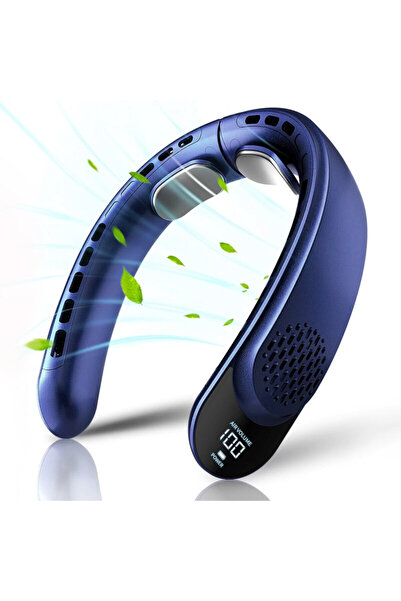 Techsuit Portable Neck Fan with 4000mAh Battery S8