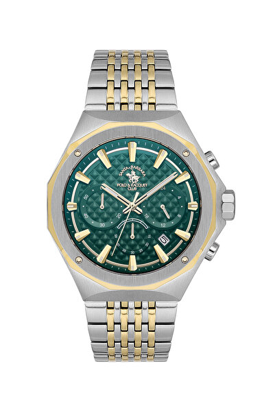 Santa Barbara Polo & Racquet Club ساعة ليجند للرجال من الفولاذ المقاوم للصدأ ...