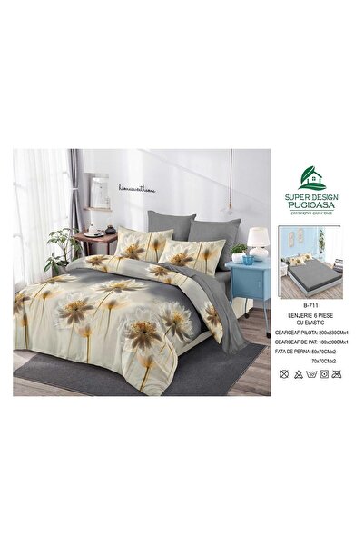 ANATOLIATEKSTILE 6-piece Duvet Cover Set – Complete set of fine Cotton and St...