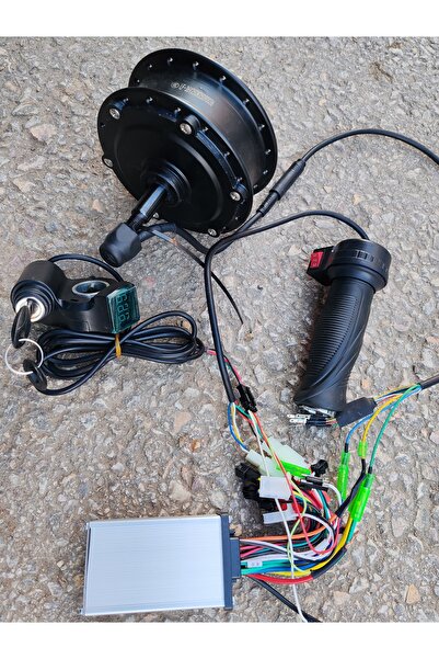 Bix Bisikleti elektrikli bisiklete çevirne kitti motor beyin gaz kolu ekran k...