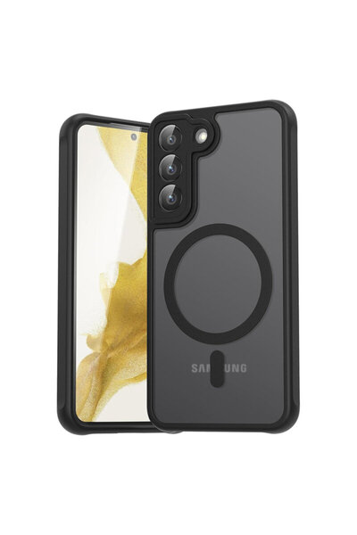 Techsuit Samsung Galaxy S22 5G PureFrost MagSafe, negru înghețat