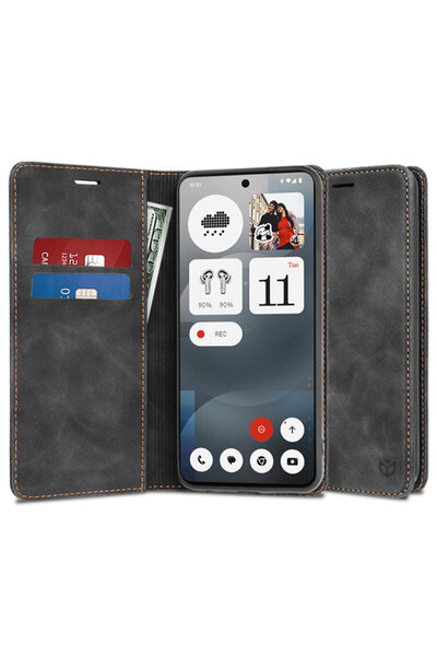 Techsuit Husă Confy pentru telefon Nothing (3a), neagră