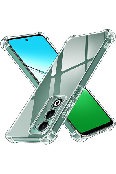 CaseWorld Oppo A5 5G Kapak Kamera Korumalı Airbag Antishock Köşe Korumalı Şef...