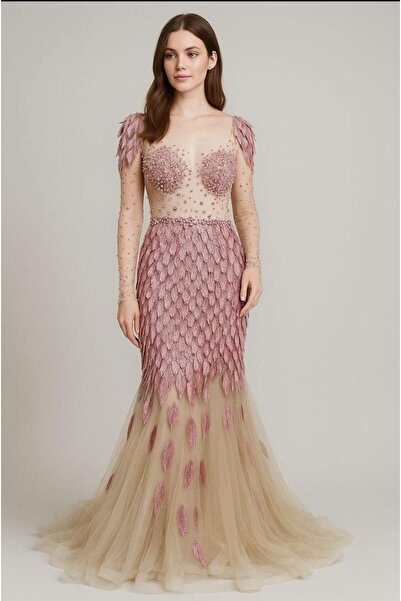 KALDE An elegant tulle evening dress that suits your beauty